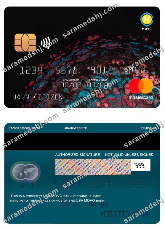 USA MOVO bank mastercard